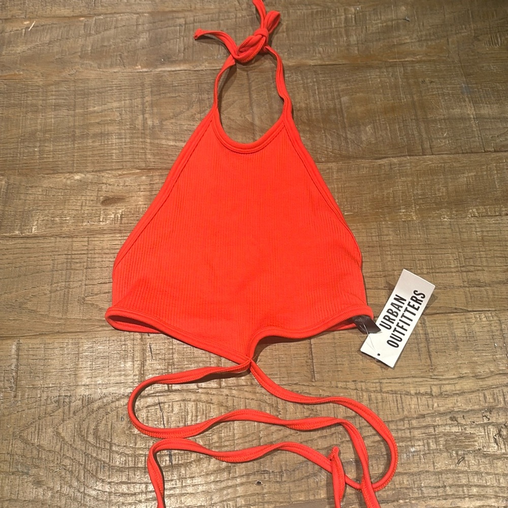 NWT Urban Outfitters halter waist tie top